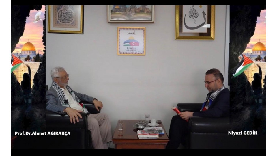 Habername’de Prof. Dr. Ahmet Ağırakça ile Filistin ve Kudüs Söyleşisi Gerçekleştirildi Habername’de Prof. Dr. Ahmet Ağırakça ile Filistin ve Kudüs Söyleşisi Gerçekleştirildi